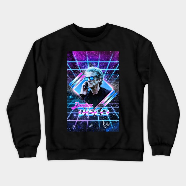 Doctor DISCO Crewneck Sweatshirt by VicNeko